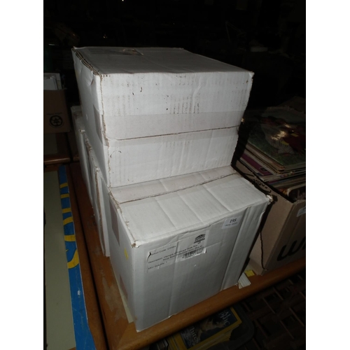 195 - 4 BOXES SOUP BOWLS