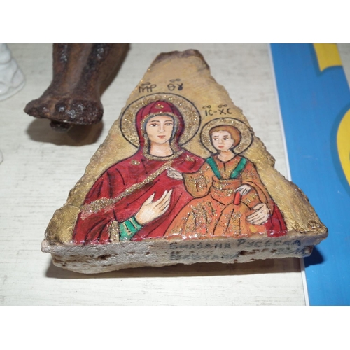 429 - RELIGIOUS ITEMS/JESUS/PLAQUE ETC