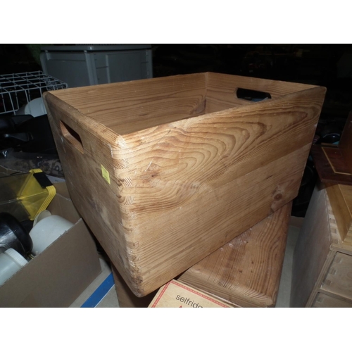 234 - QTY OF WOODEN BOXES