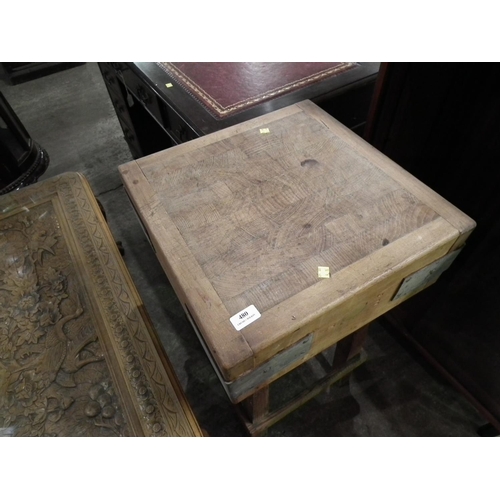 480 - SMALL BUTCHERS BLOCK 18'' SQUARE