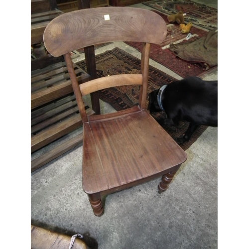 499A - 3 ANTIQUE CHAIRS