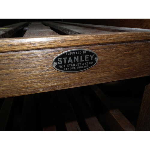 500 - STANLEY ANTIQUE 4 TIER SHOE RACK