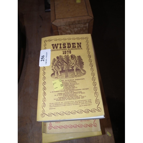 256 - 4 WISDEN CRICKET ANNUALS