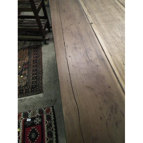 501 - ANTIQUE PINE TABLE