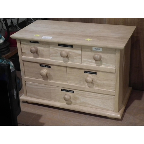 279 - MODERN 6 DRAWER STORAGE CHEST