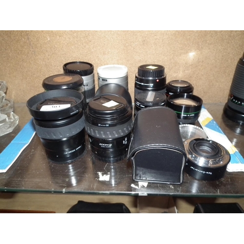 303 - SELECTION OF LENSES