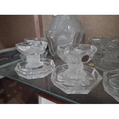 304 - GLASS DECANTERS ETC