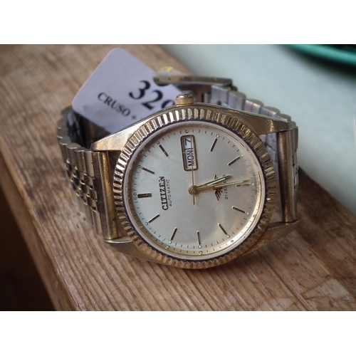 329 - CITIZEN AUTOMATIC 21 JEWEL GENTS WATCH