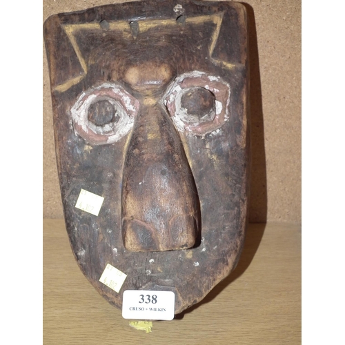 338 - AFRICAN/TRIBAL WALL HANGING MASK