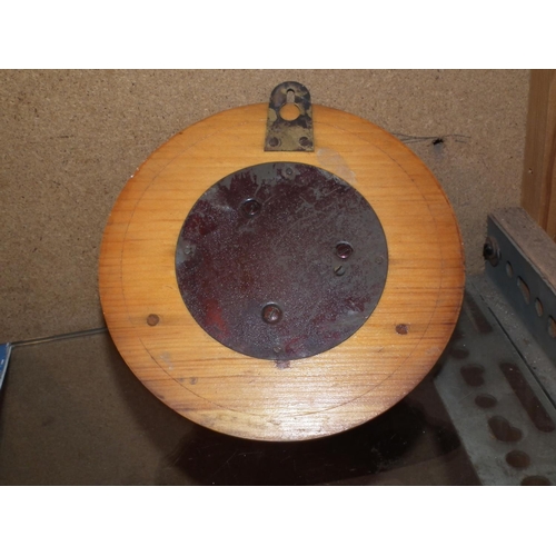 350 - WOODEN MOUNTED OXO BAROMETER