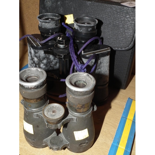 360 - 2 PAIRS OF BINOCULARS