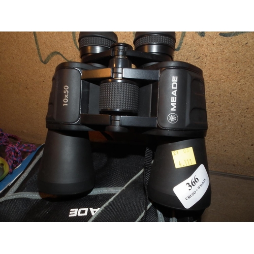 366 - MEADE 10 X 50 BINNOCULARS