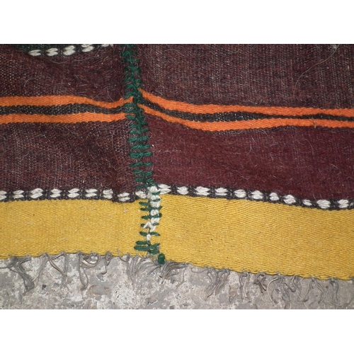 407 - HAND STITCHED 3 SECTION RUG 222 X 178