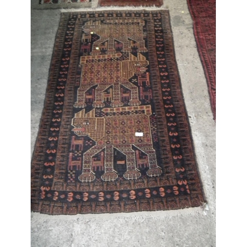 411 - BOKHARA RUG 156 X 83