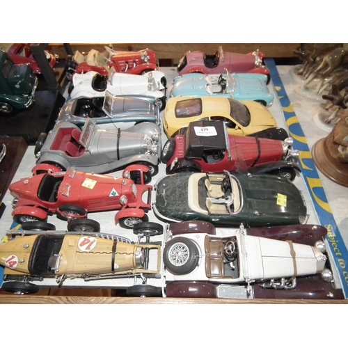 439 - 12 UNBOXED BURAGO CARS