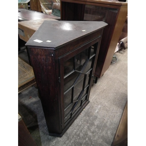 479 - ANTIQUE CORNER CUPBOARD