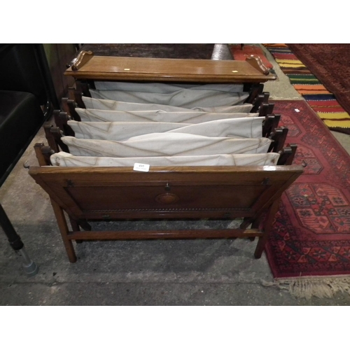 495 - ANTIQUE CABINETTA CAMPAIGN BED