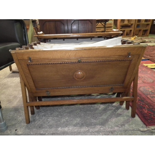 495 - ANTIQUE CABINETTA CAMPAIGN BED