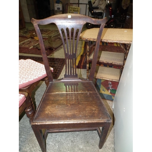 499A - 3 ANTIQUE CHAIRS