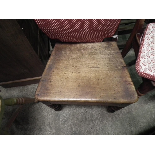 499A - 3 ANTIQUE CHAIRS