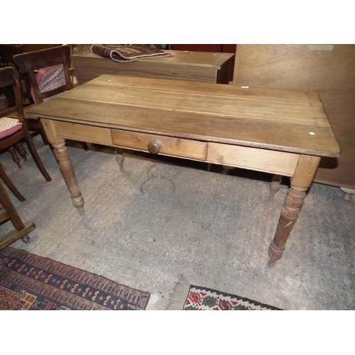 501 - ANTIQUE PINE TABLE