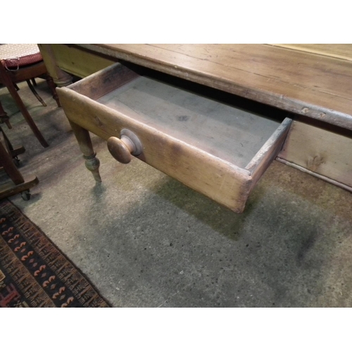 501 - ANTIQUE PINE TABLE