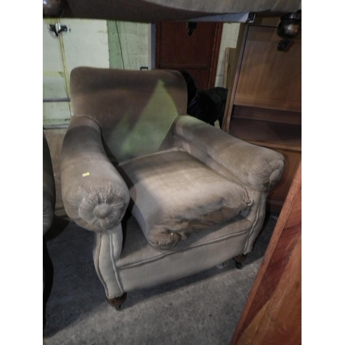 504 - ANTIQUE SOFA & 2 CHAIRS