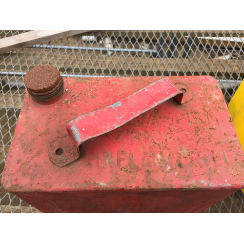 13 - PETROL CAN/GALVANISED BUCKET ETC