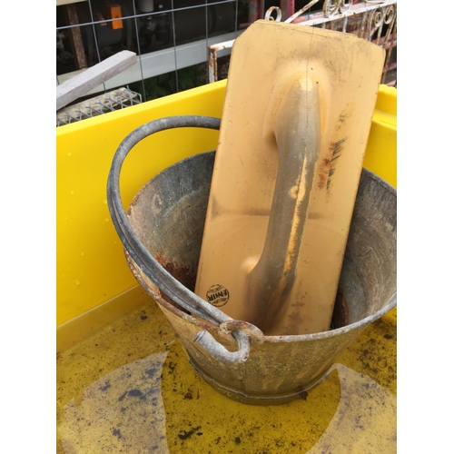 13 - PETROL CAN/GALVANISED BUCKET ETC