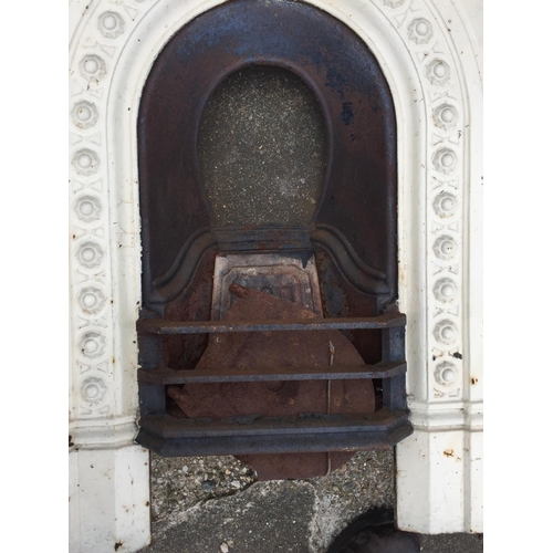 21 - CAST IRON FIRE PLACE