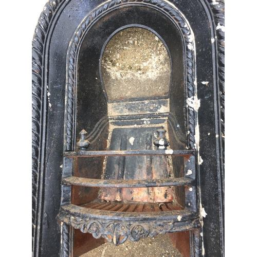 21 - CAST IRON FIRE PLACE
