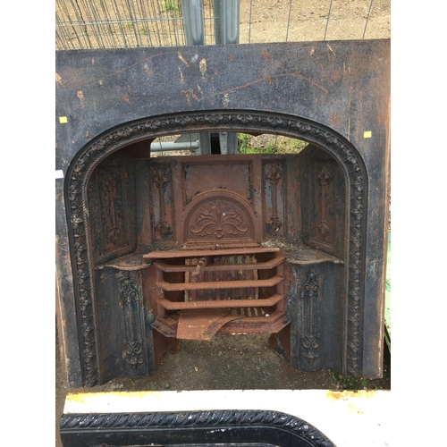 22 - CAST IRON FIRE PLACE