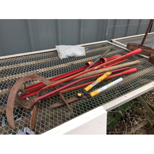 5 - QTY OF GARDEN TOOLS ETC.