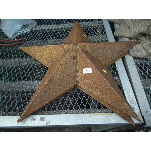 10 - 2 X METAL STARS