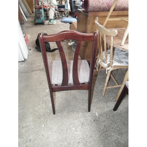 117 - 6 DINING CHAIRS