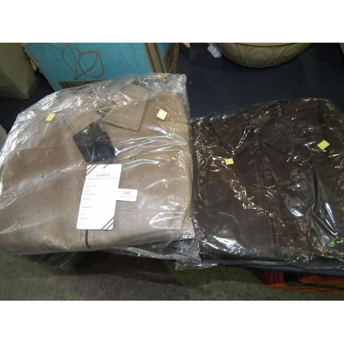 168 - 2 SUEDE EFFECT JACKETS (NEW)