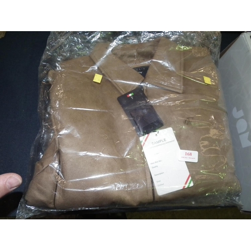 168 - 2 SUEDE EFFECT JACKETS (NEW)