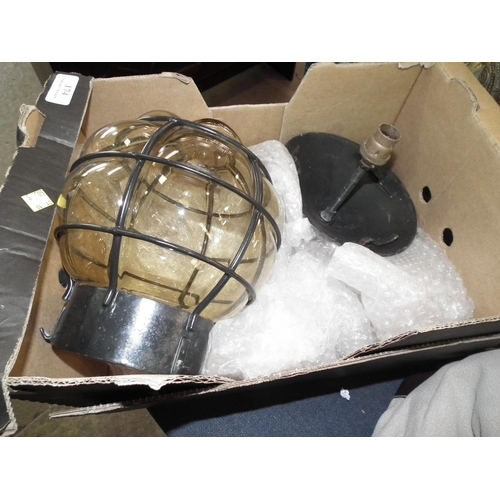 174 - GLOBE LANTERN - TO BE INSTALLED BY A QUALIFIED ELECTRICIAN