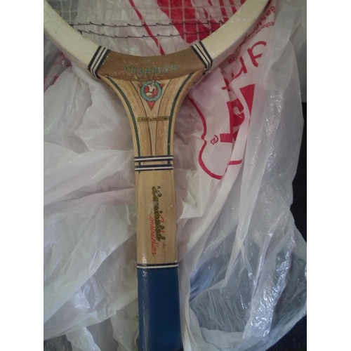 180 - 2 X VINTAGE TENNIS RACKETS