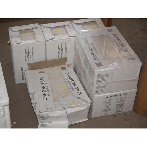 207 - 6 BOXES OF TILES