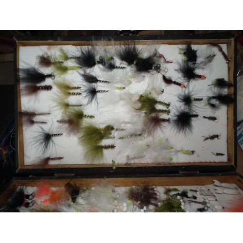 268 - FISHING FLIES AND RELATED ITEMS