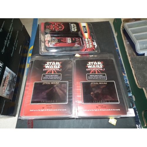 269 - STARWARS ITEMS INC. MINI MOVIES