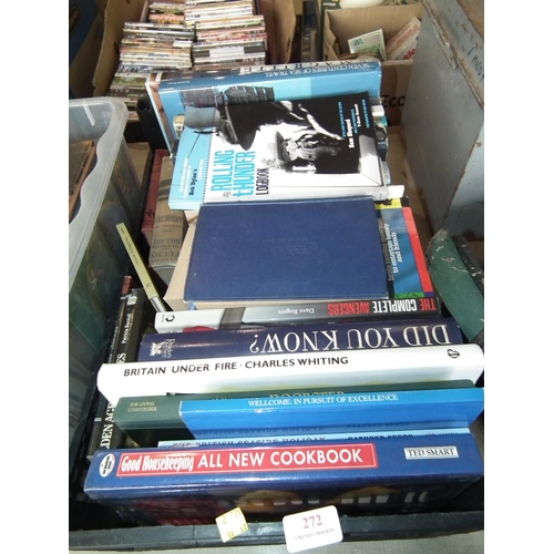 272 - 2 BOXES OF BOOKS