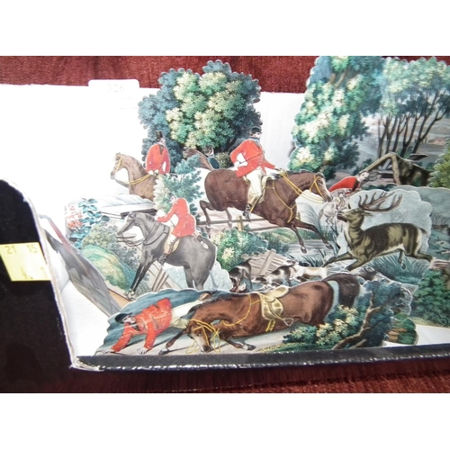 326 - VICTORIAN HUNTING SCENES FOR A PLAY THEATRE