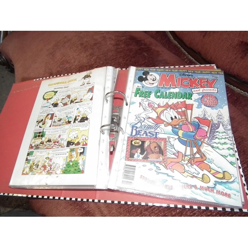 335 - ORIGINAL FOLDER 1992-93 MICKEY MOUSE COMICS