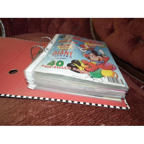 335 - ORIGINAL FOLDER 1992-93 MICKEY MOUSE COMICS