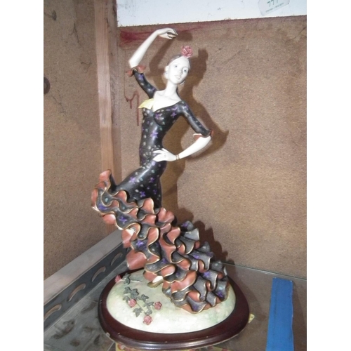 357 - DECORATIVE FLAMENCO DANCER 14'' TALL