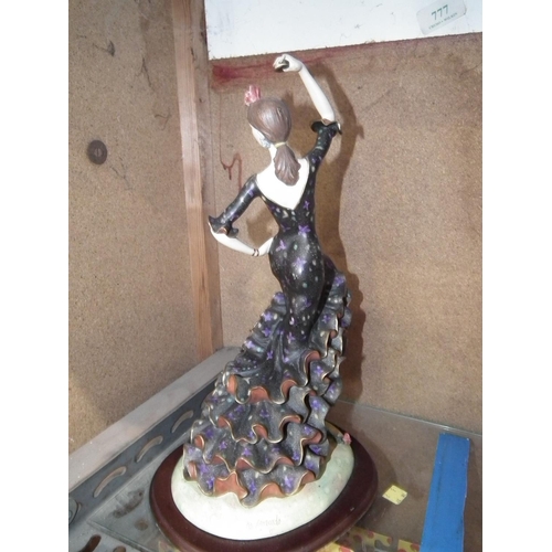 357 - DECORATIVE FLAMENCO DANCER 14'' TALL