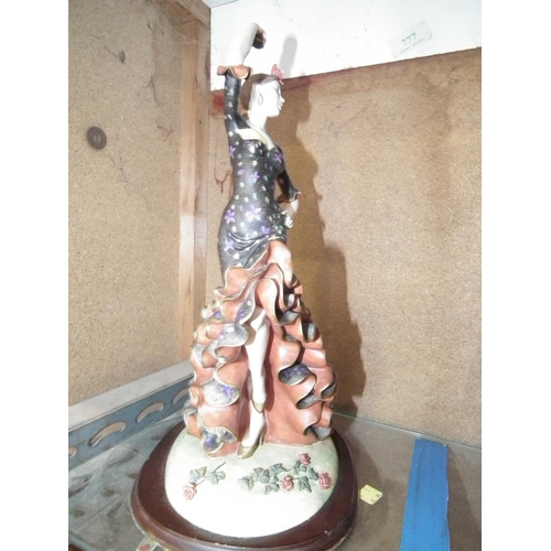 357 - DECORATIVE FLAMENCO DANCER 14'' TALL