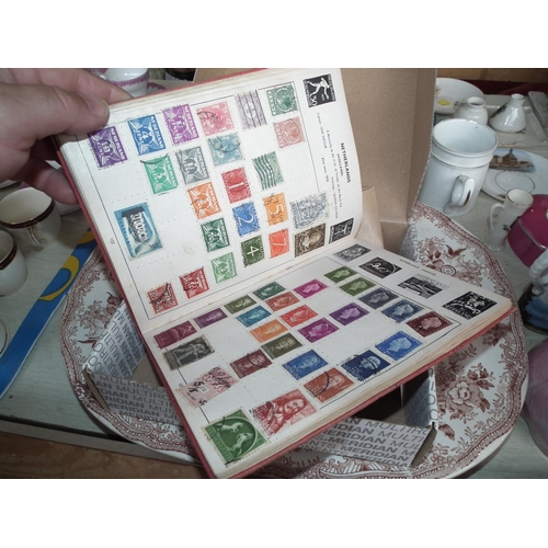 378 - BOX OF VARIOUS STAMPS